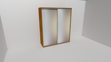 Nábytek Mikulík Vranovice Skříň FLEXI 2 š.200cm v.220cm : 2x zrcadlo - olše